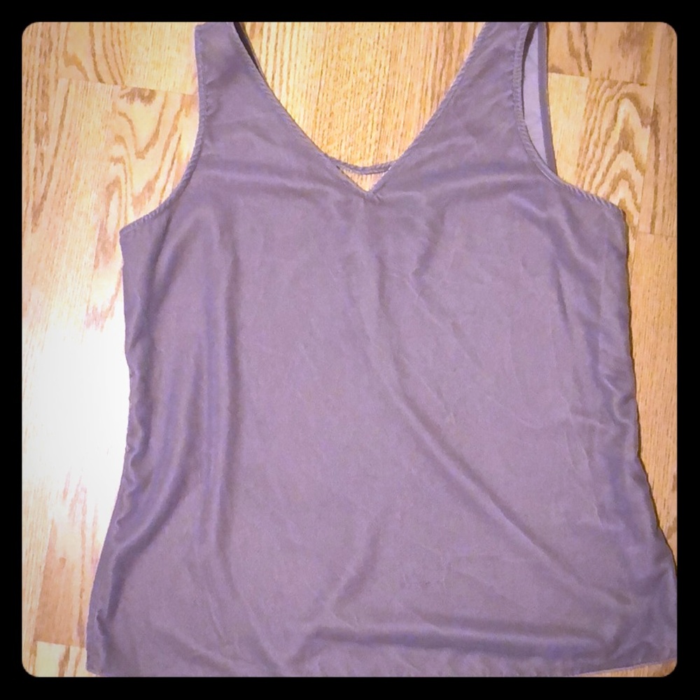 Lilac velvety tank
